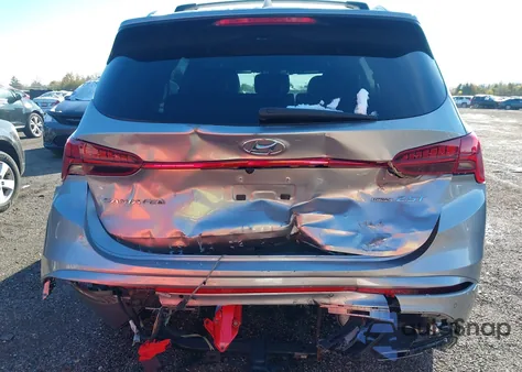 2021 Hyundai Santa Fe Calligraphy from USA, damaged, VIN 5NMS5DAL4MH367757